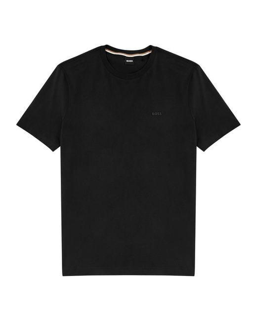 Boss Black Logo Cotton T-Shirt for men