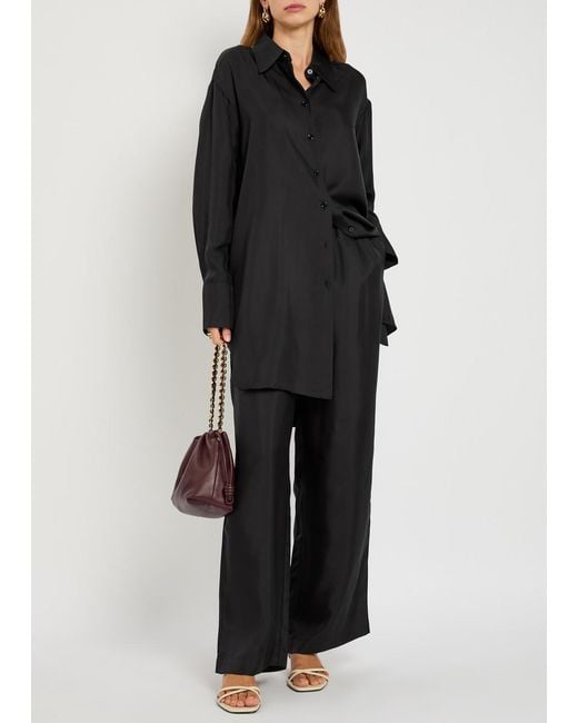 Rohe Black Silk Shirt