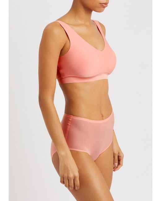 Chantelle Pink Soft Stretch High-waist Briefs