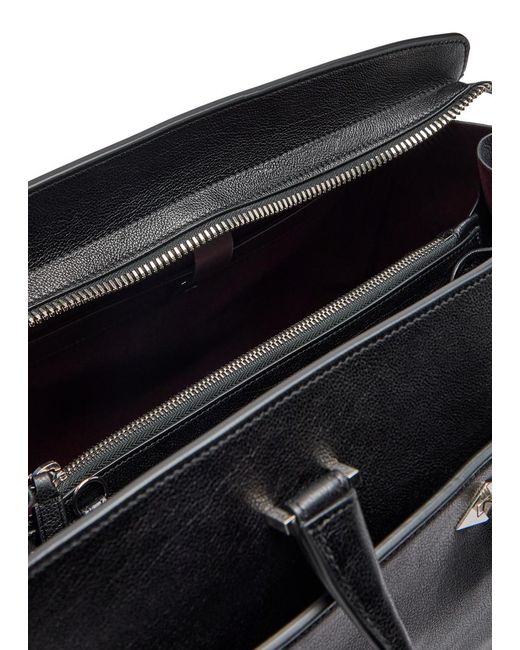 Metier Black Private Eye Leather Tote Bag