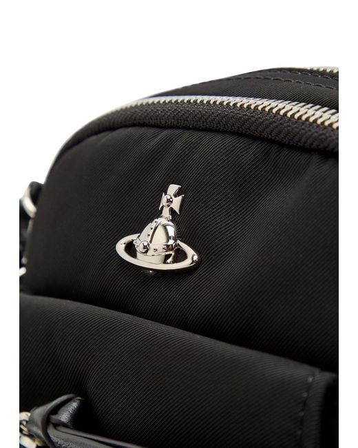 Vivienne Westwood Black Eton Woven Cross-Body Bag for men