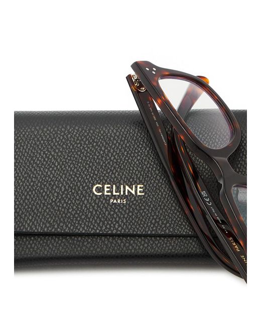 Céline Brown Wayfarer-Style Optical Glasses