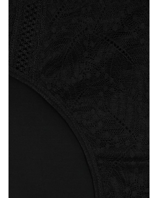Simone Perele Black Simone Perele Comete Lace Briefs, Briefs, Lace Front Panel