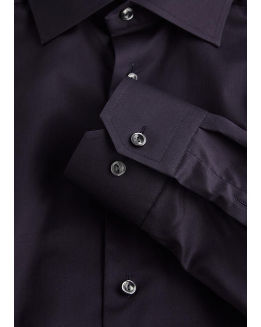 Eton of Sweden Blue Cotton-Twill Shirt for men