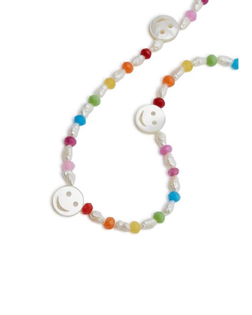 Roxanne First Multicolor Disco Pearl And Beaded Necklace