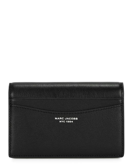 Marc Jacobs The Slim 84 Bifold Leather Wallet in Black Lyst