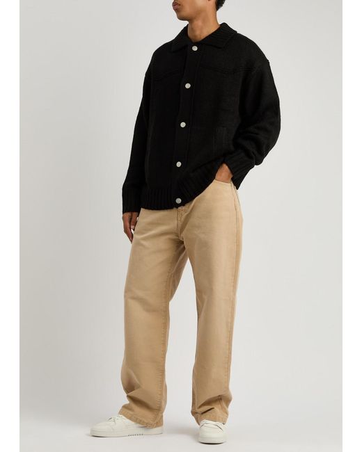 Carhartt Black Santa Fe Knitted Cardigan for men