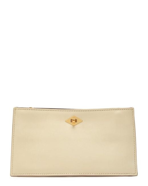 Metier Natural Ease Leather Clutch