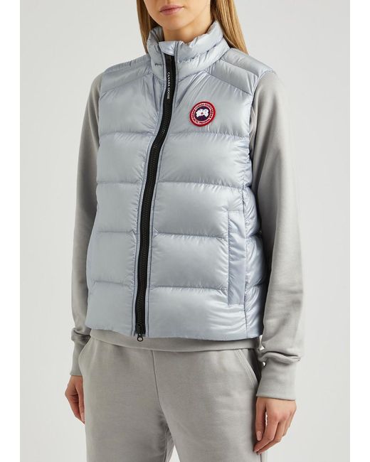 Canada Goose Gray Cypress Quilted Shell Gilet