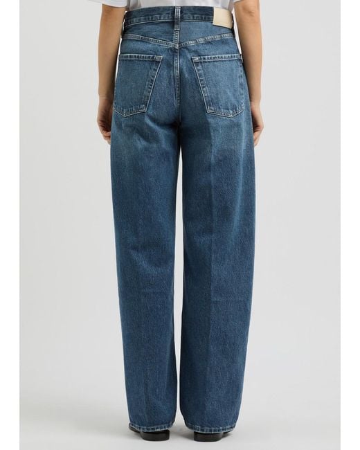 Citizens of Humanity Blue Ayla Wide-Leg Jeans