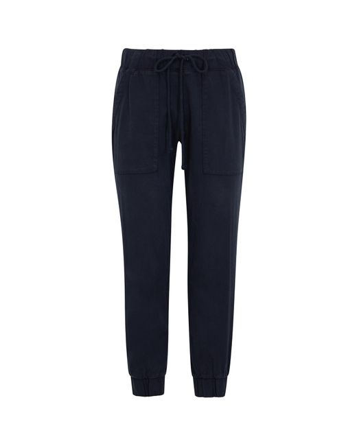 Bella Dahl Blue Brushed Twill Trousers