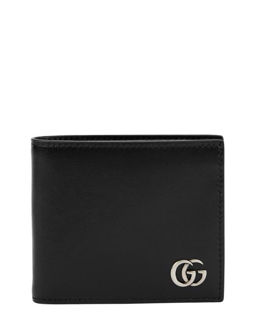 Gucci Black gg Marmont Leather Wallet for men