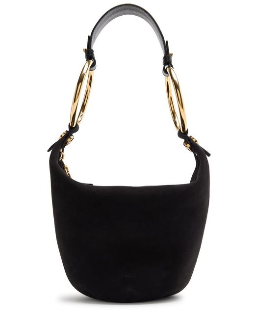 Chloé Black Bracelet Small Suede Shoulder Bag