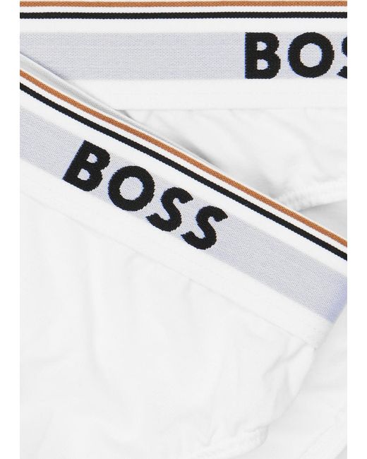 Boss Black Power Stretch-Cotton Briefs for men