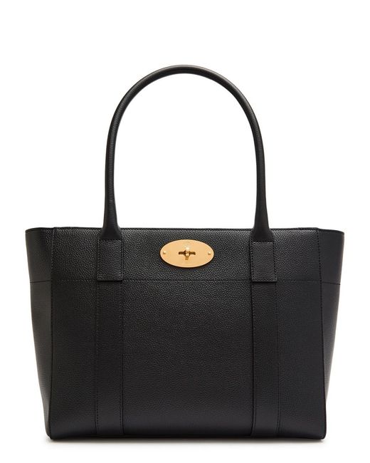 Mulberry Black Bayswater 9 To 5 Grained Leather Tote Bag