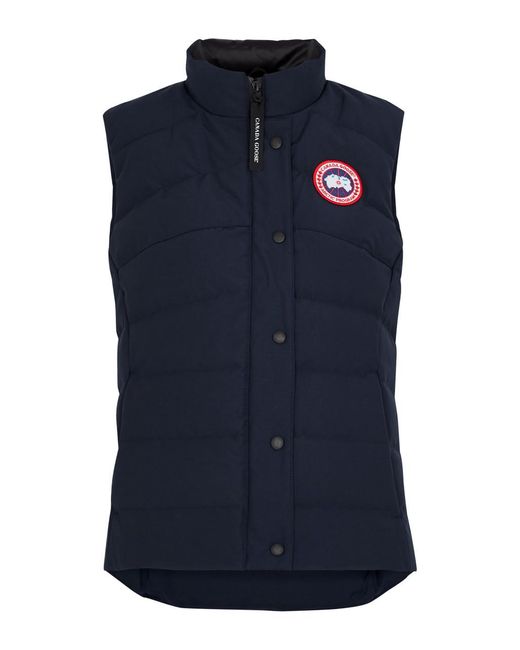 Canada Goose Blue Freestyle Quilted Arctic-Tech Shell Gilet