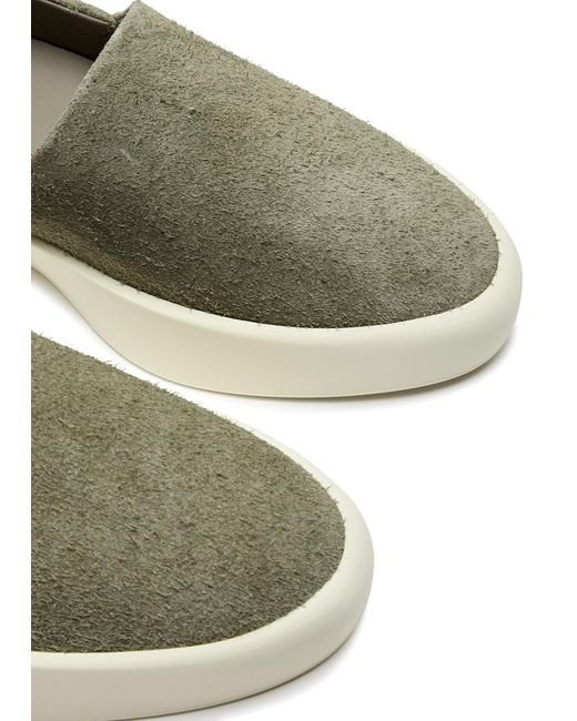 Fear Of God Green Espadrille Suede Sneakers for men