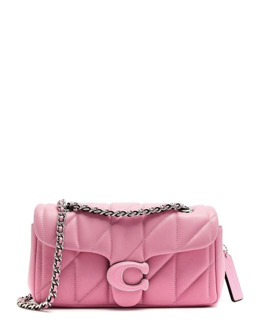 COACH Pink Tabby 20 Quilted Leather Shoulder Bag