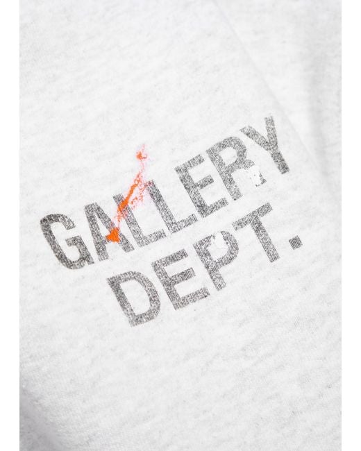GALLERY DEPT. White Paint Splatter-Effect Cotton-Blend Sweatshirt for men
