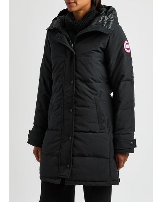 Canada Goose Black Shelbourne Hooded Arctic-Tech Parka