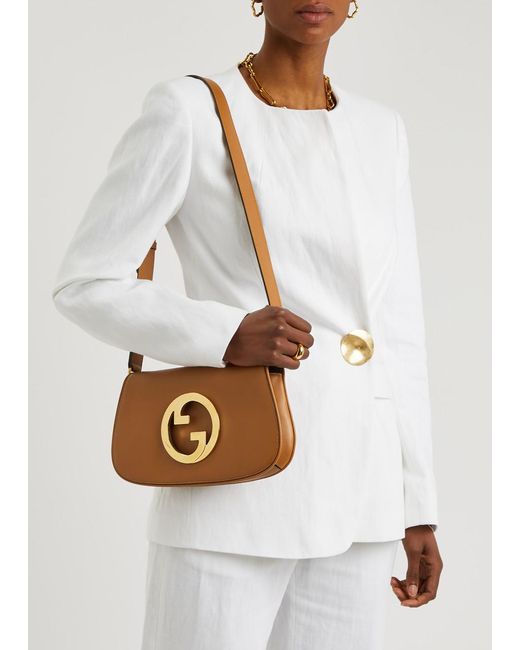 Gucci Brown Blondie Leather Shoulder Bag