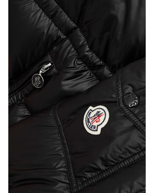 Moncler Black Meillon Quilted Shell Parka