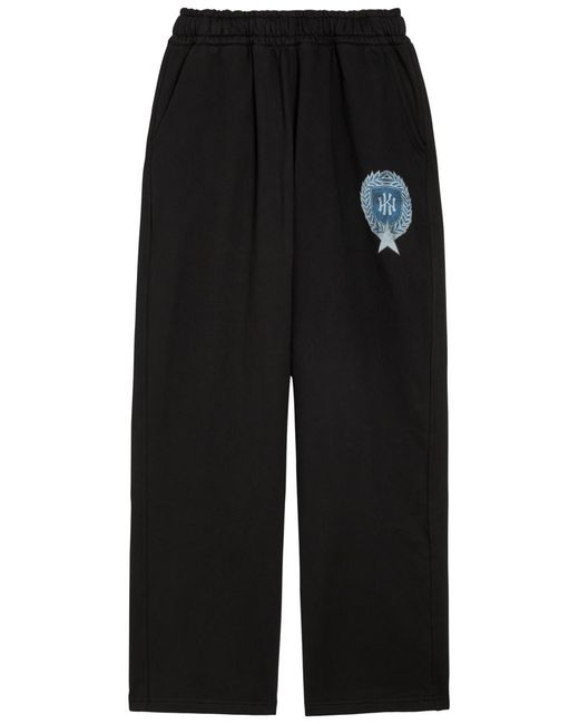 Kidwest Black St Louis Straight-Leg Cotton Sweatpants for men