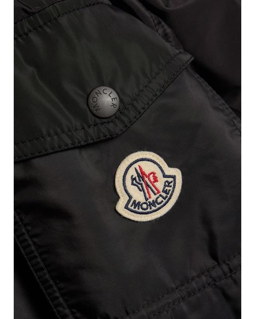 Moncler Black Poiliot Quilted Shell Jacket for men