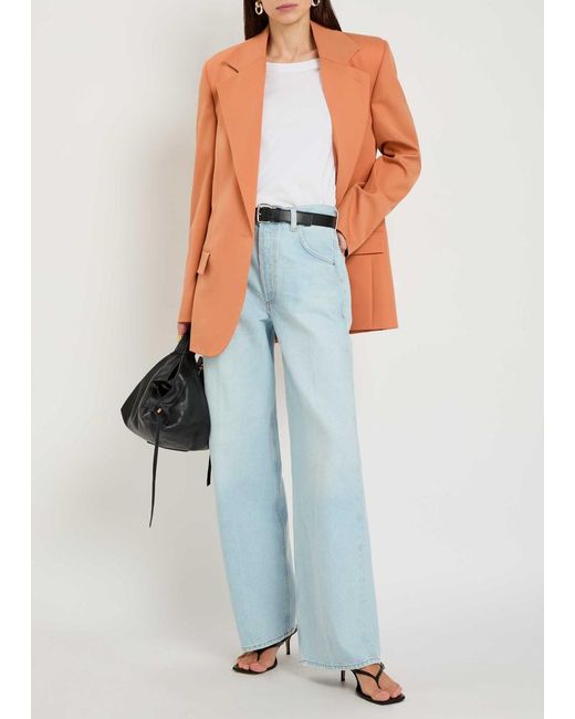 Citizens of Humanity Blue Ayla Baggy Wide-Leg Jeans
