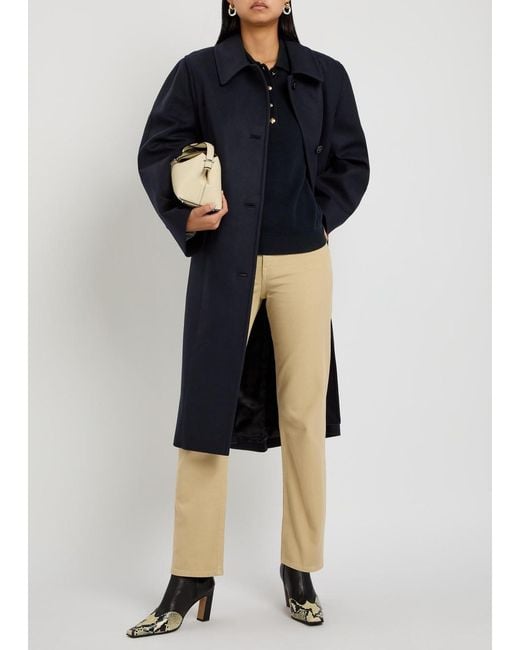 Blazé Milano Blue Woolly Wool Coat
