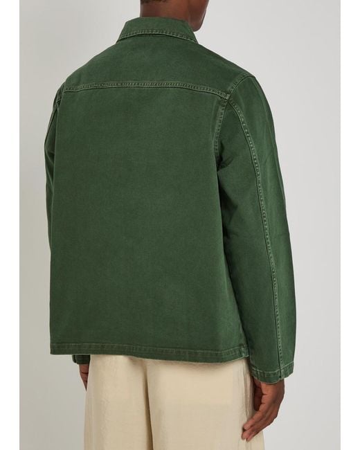 Percival Green Denim Jacket for men