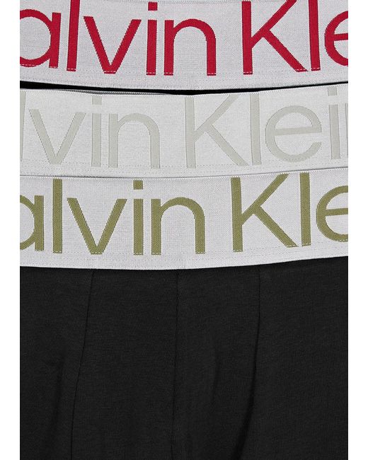 Calvin Klein Black Logo Stretch-cotton Boxer Briefs for men