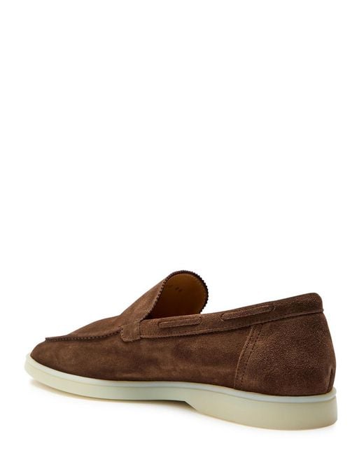 Aurélien Brown Yacht Suede Loafers for men