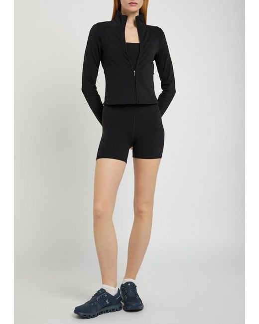 vuori Black All The Feels Stretch-Nylon Shorts