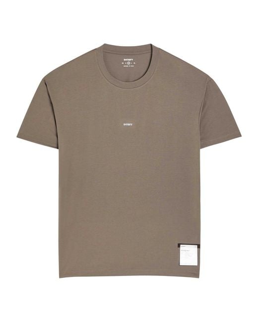 Satisfy Gray Auralite Logo Jersey T-Shirt for men