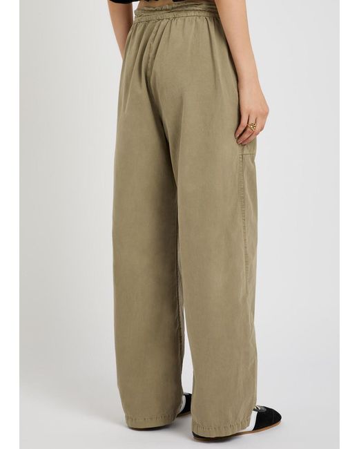 FRAME Natural The Gallery Straight-Leg Trousers