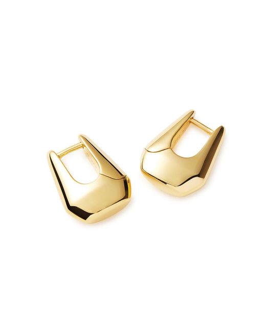 Missoma Metallic X Lucy Williams Acro Small 18kt -plated Hoop Earrings