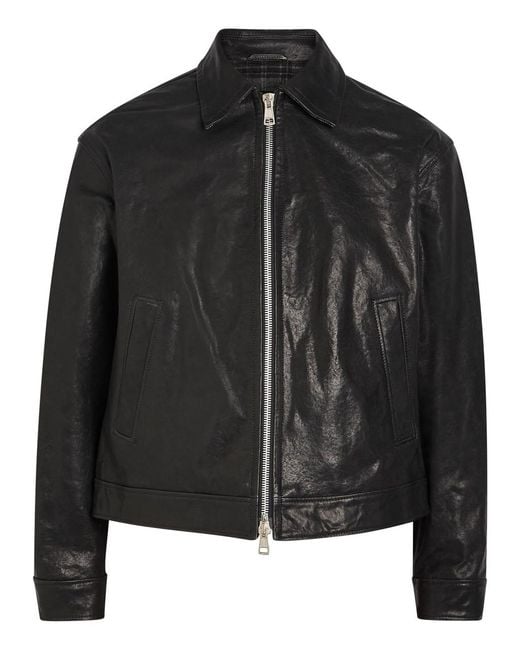 Picante Black Leather Jacket for men