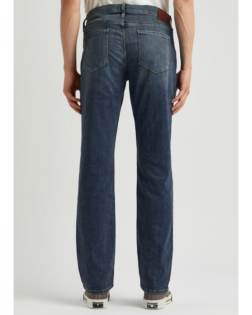 PAIGE Blue Normandie Straight-leg Jeans for men