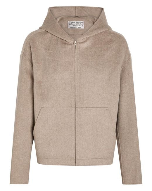 Acne Gray Doveria Hooded Wool And Cashmere-Blend Jumper for men