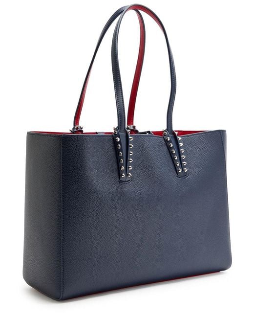 Christian Louboutin Blue Cabata Small Leather Tote