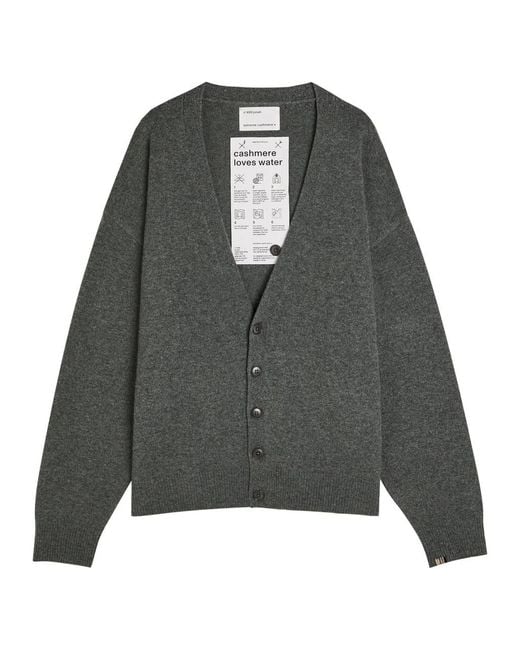 Extreme Cashmere Gray N°459 Jonah V-Neck Cashmere-Blend Cardigan