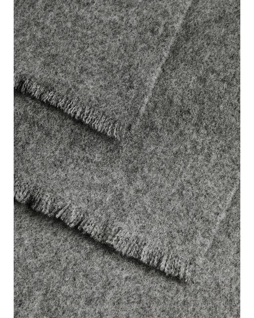 Totême  Gray Wool Scarf