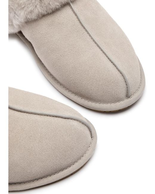 Ugg Gray Scuffette Ii Suede Slippers