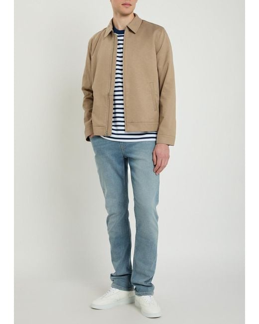 PAIGE Blue Federal Slim Straight-Leg Jeans for men