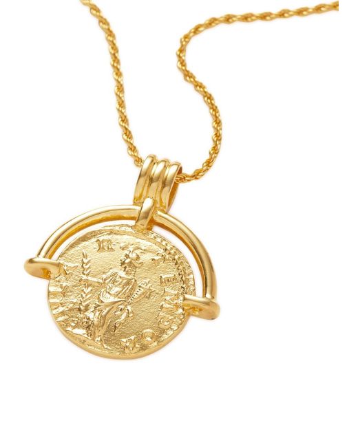 Missoma Metallic X Lucy Williams Roman Arc Coin 18Kt Vermeil Necklace