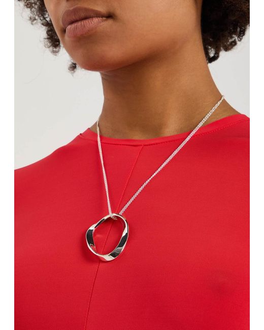 Agmes White Isabel Sterling Necklace
