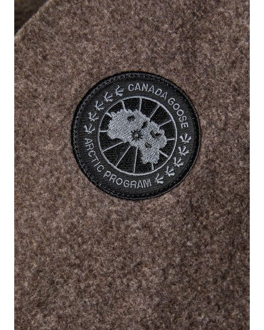 Canada Goose Brown Chilliwack Hooded Wool-Blend Jacket