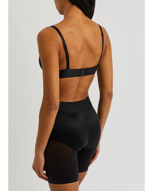 Wolford Black Sheer Touch Control Shorts