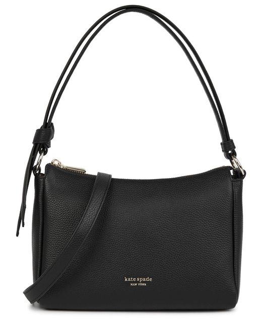 Kate Spade Black Knott Medium Leather Shoulder Bag
